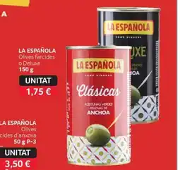 GM Cash & Carry LA ESPAÑOLA Olives farcides o Deluxe oferta