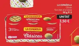 LA ESPAÑOLA Olives farcides d'anxova