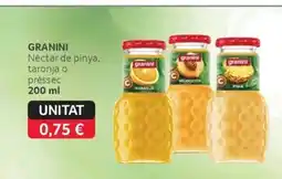 GM Cash & Carry GRANINI Néctar de pinya, taronja préssec oferta