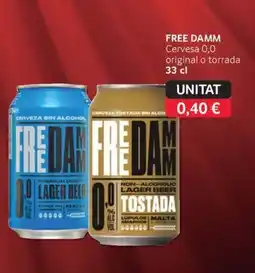 GM Cash & Carry FREE DAMM Cervesa 0,0 original o torrada oferta
