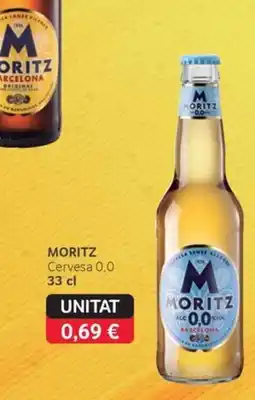 GM Cash & Carry MORITZ Cervesa 0,0 oferta
