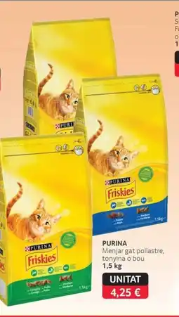 GM Cash & Carry PURINA Menjar gat pollastre, tonyina o bou oferta