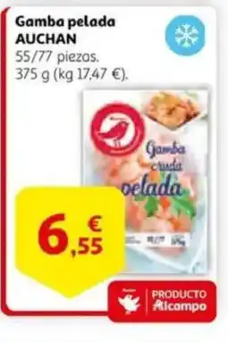 Alcampo AUCHAN Gamba velada oferta