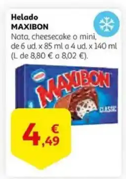 Alcampo MAXIBON Helado oferta