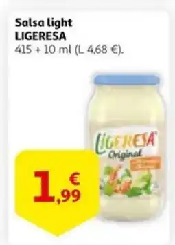 Alcampo LIGERESA Salsa light oferta