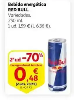 Alcampo RED BULL Bebida energética oferta