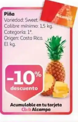 Alcampo Piña oferta