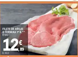 E.Leclerc Filete de añojo o ternera 1ª b oferta