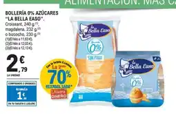 E.Leclerc LA BELLA EASO Bollería 0% azúcares oferta