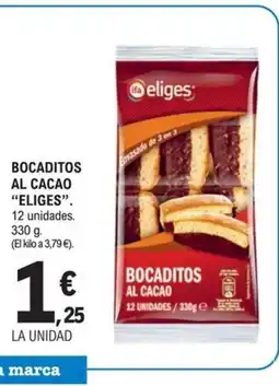 E.Leclerc ELIGES Bocaditos al cacao oferta