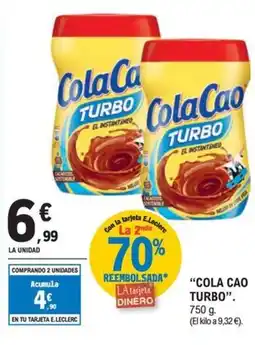 E.Leclerc COLA CAO Turbo oferta