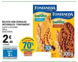 E.Leclerc FONTANEDA Belvita con cereales integrales oferta