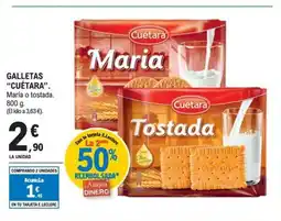 E.Leclerc CUÉTARA Galletas oferta