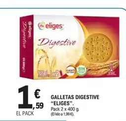 E.Leclerc ELIGES Galletas digestive oferta