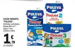 E.Leclerc PULEVA Leche infantil oferta