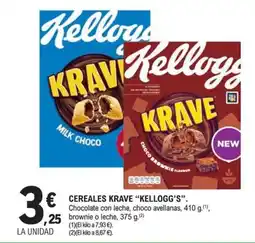 E.Leclerc KELLOGG'S Cereales krave oferta
