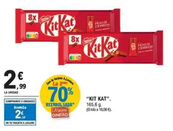 E.Leclerc KIT KAT oferta