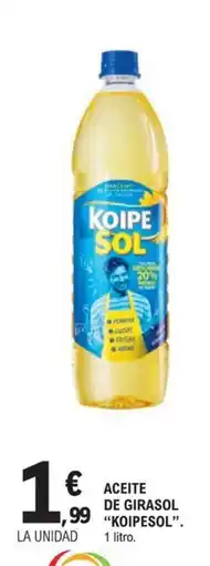 E.Leclerc KOIPESOL Aceite de girasol oferta