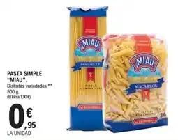 E.Leclerc MIAU Pasta simple oferta