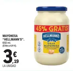 E.Leclerc HELLMANN'S Mayonesa oferta