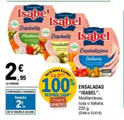 E.Leclerc ISABEL Ensaladas oferta