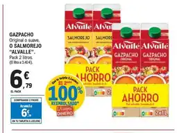 E.Leclerc ALVALLE Gazpacho o salmorejo oferta