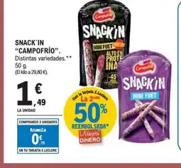 E.Leclerc CAMPOFRIO Snack in oferta