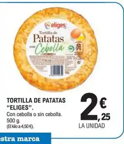 E.Leclerc ELIGES Tortilla de patatas oferta
