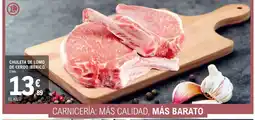 E.Leclerc Chuleta de lomo de cerdo ibérico oferta
