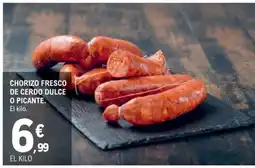 E.Leclerc Chorizo fresco de cerdo dulce o picante oferta