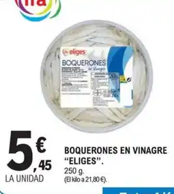 E.Leclerc ELIGES Boquerones en vinagre oferta