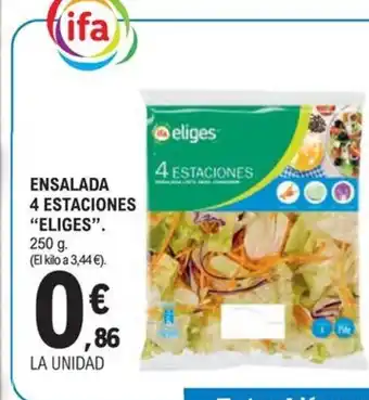 E.Leclerc ELIGES Ensalada 4 estaciones oferta