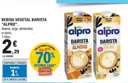 E.Leclerc ALPRO Bebida vegetal barista oferta