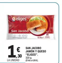 E.Leclerc ELIGES San jacobo jamón y queso oferta