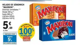 E.Leclerc MAXIBON Helado de sandwich oferta