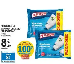 E.Leclerc PESCANOVA Porciones de merluza del cabo oferta