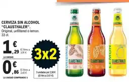 E.Leclerc CLAUSTHALER Cerveza sin alcohol oferta