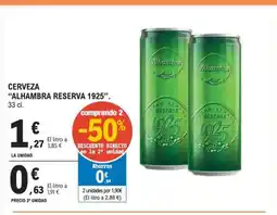 E.Leclerc ALHAMBRA RESERVA 1925 Cerveza oferta
