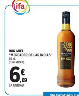 E.Leclerc MERCADER DE LAS INDIAS Ron miel oferta