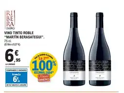 E.Leclerc MARTÍN BERASATEGUI Vino tinto roble oferta