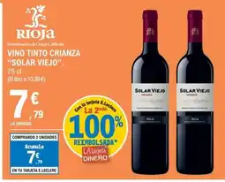 E.Leclerc SOLAR VIEJO Vino tinto crianza oferta