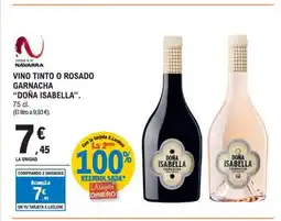 E.Leclerc DOÑA ISABELLA Vino tinto o rosado garnacha oferta
