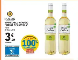 E.Leclerc MAYOR DE CASTILLA Vino blanco verdejo oferta