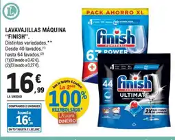 E.Leclerc FINISH Lavavajillas máquina oferta