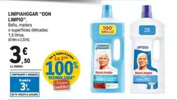 E.Leclerc DON LIMPIO Limpiahogar oferta