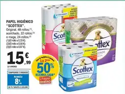 E.Leclerc SCOTTEX Papel higiénico oferta