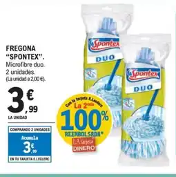 E.Leclerc SPONTEX Fregona oferta