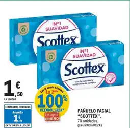 E.Leclerc SCOTTEX Pañuelo facial oferta