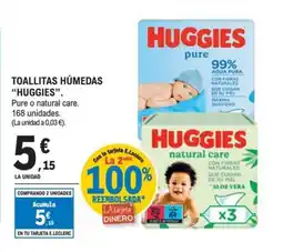 E.Leclerc HUGGIES Toallitas húmedas oferta
