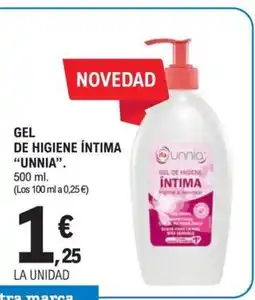 E.Leclerc UNNIA Gel de higiene intima oferta
